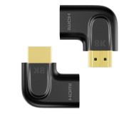 Unitek Adapter kątowy płaski 8K HDMI 90 i 270 stopni - 1455216 - zdjęcie 2
